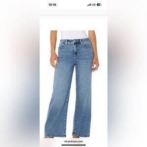 Liverpool Light Blue Wide-Leg Jeans